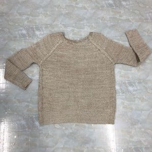 Urban Heritage Knit Sweater, with opening on the back and arms, Size S